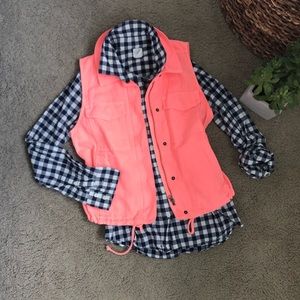 Neon Jcrew Utility Vest